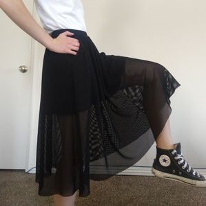 SOLD | Mesh Midi Skirt